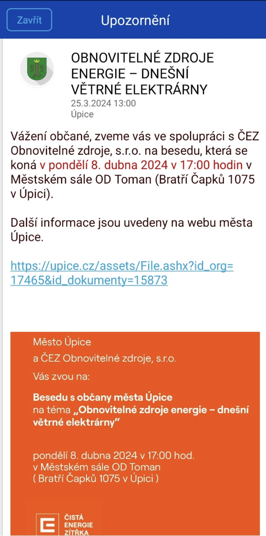 Screen aplikace Munopolis